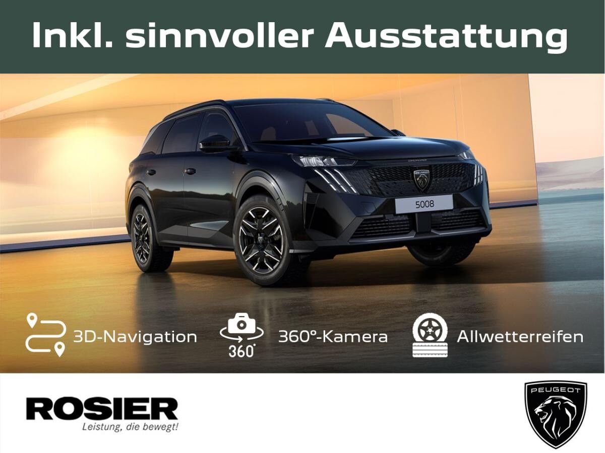 Peugeot 5008 Allure Business Hybrid 145 e-DSC6 - inkl. Wunschfarbe & Allwetterreifen & Navi & 360° Kamera