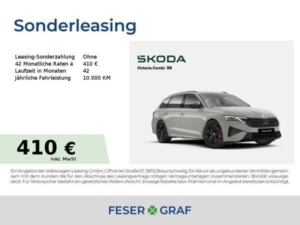 Skoda Octavia Combi RS 2,0 TSI *KAM*SZH*LED*AHK*