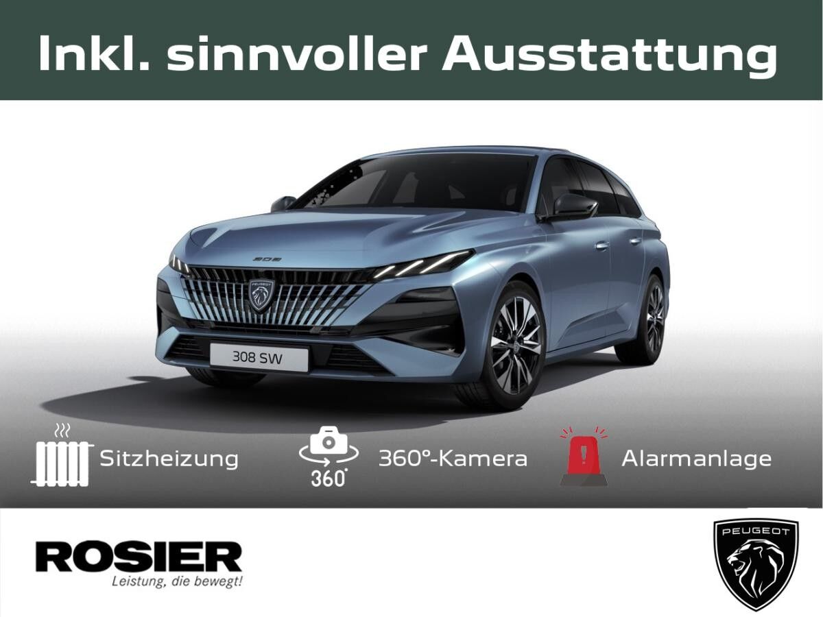 Peugeot 308 SW Allure HYBRID 145 e-DSC6 - inkl.  Sitzheizung & 360°-Kamera & Alarmanlage