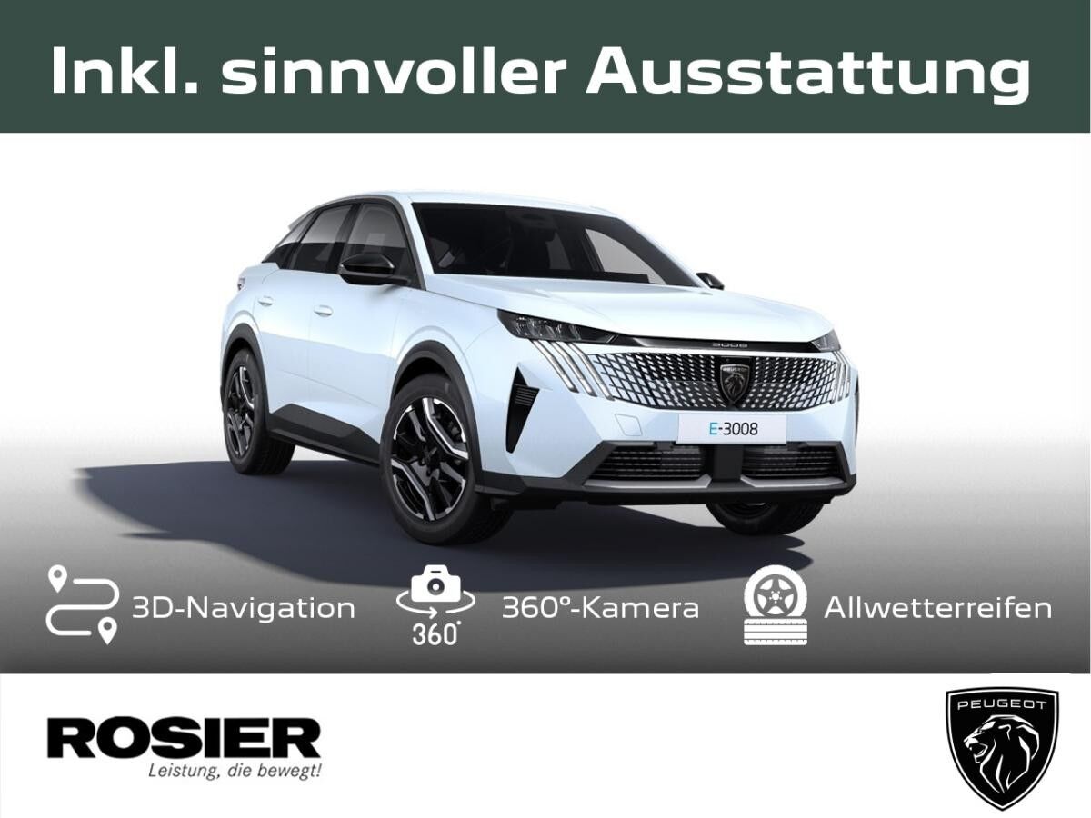Peugeot 3008 Allure Business Elektromotor 210 - inkl. Wallbox & Allwetterreifen & Navi & 360° Kamera