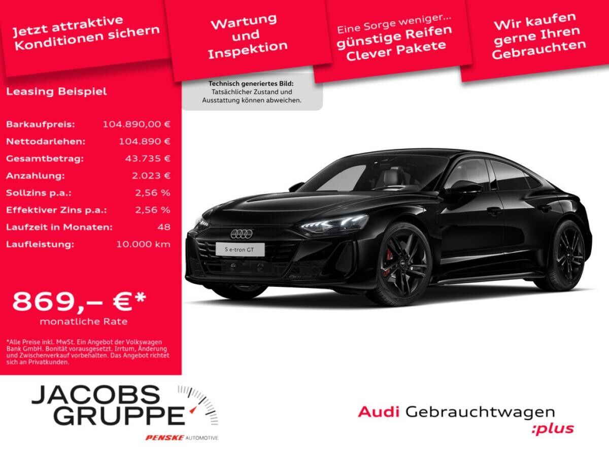 Audi e-tron GT S qu. All Black/S-Sitze/Pano/Laser/HuD/360°