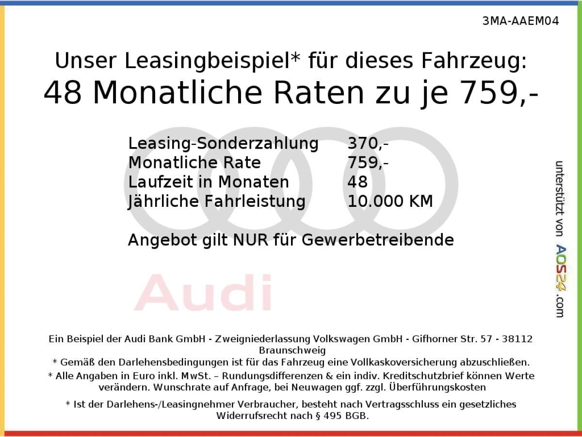 Audi A5 Avant TDI quattro S line B&O Kamera