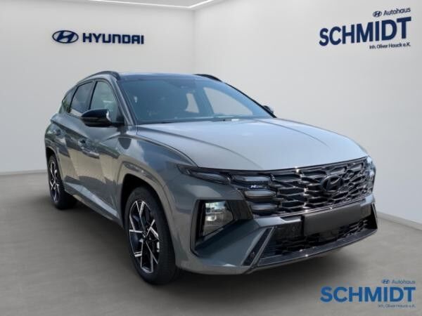 Hyundai Tucson N Line 💼GEWERBLICH💼🍂🍁HERBST-ABVERKAUF🍂🍁48v 4WD 1.6 T-GDI 360° Kamera HUD El. Panodach Navi Alcantara