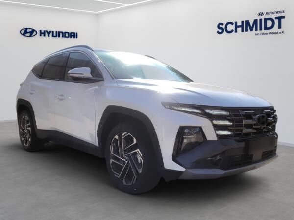 Hyundai Tucson Prime 💼GEWERBLICH💼🍂🍁HERBST-ABVERKAUF🍂🍁 48v 2WD 1.6 T-GDI HUD El. Panodach Navi Leder  Soundsystem