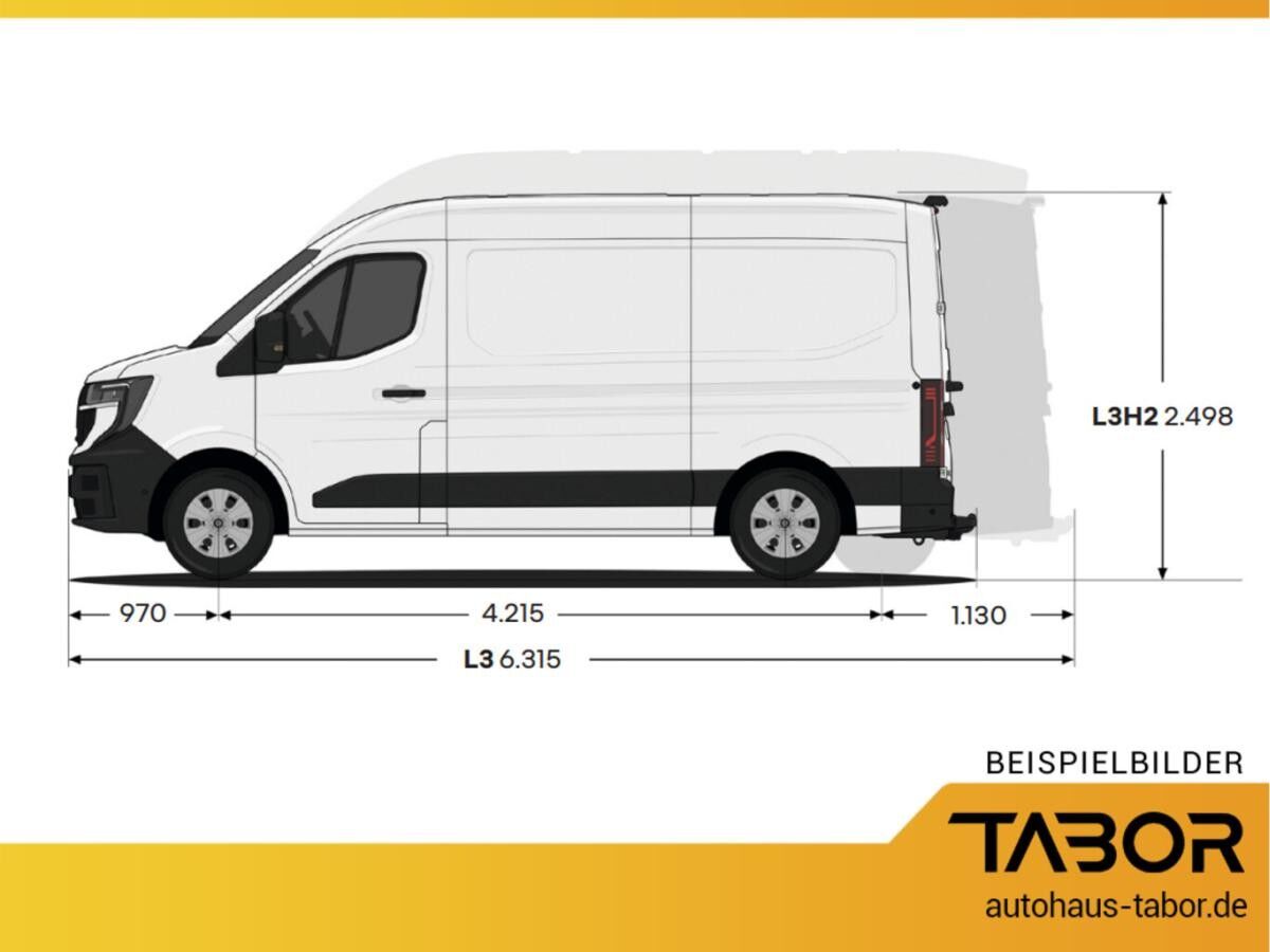 Renault Master Kasten extra L3H2 3,5t dCi 150 PDC vo/hi
