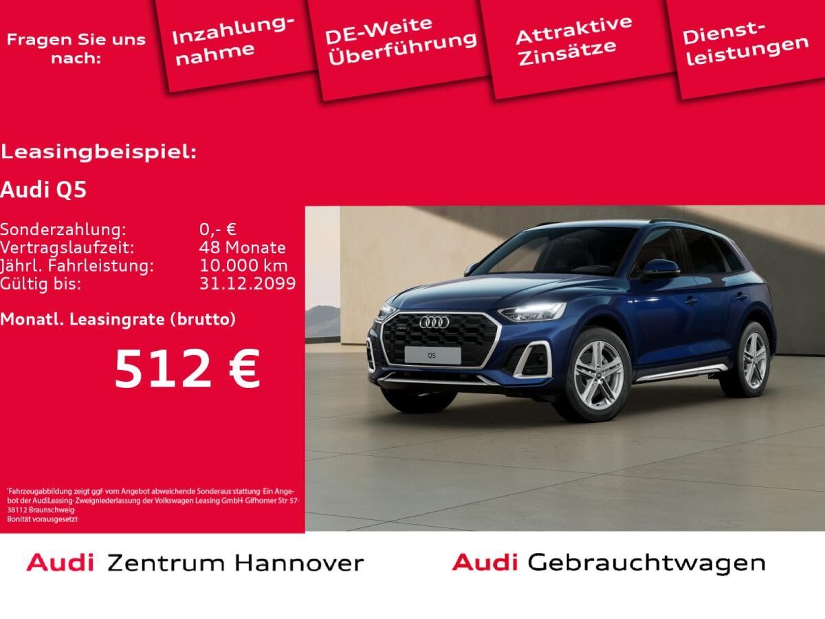 Audi Q5 S line 40 TDI quattro Kamera AHK LED Navi DAB