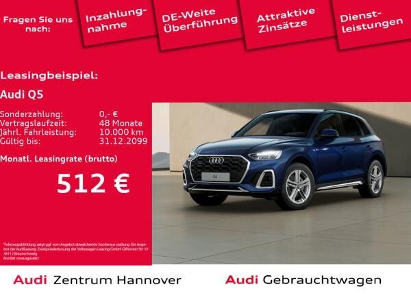 Audi Q5 S line 40 TDI quattro Kamera AHK LED Navi DAB