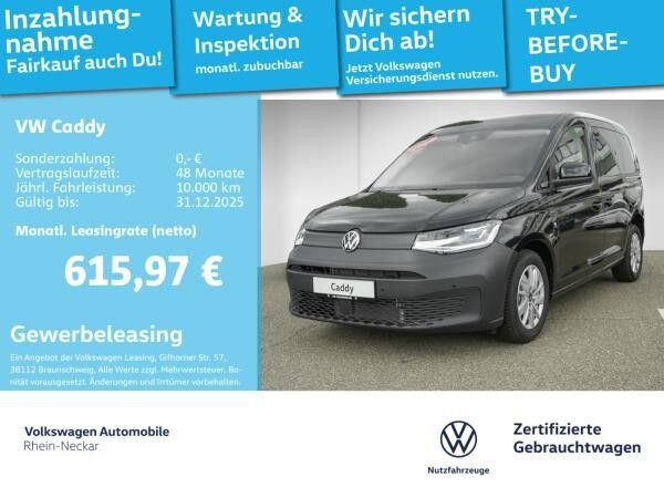 Volkswagen Caddy 5-Sitzer 1.5 eHybrid OPF EU6 DSG