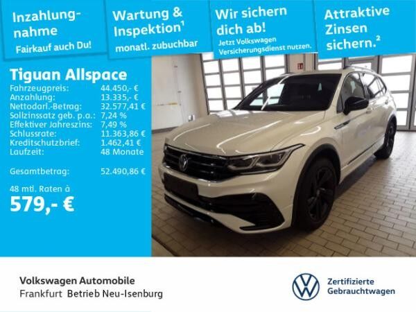 Volkswagen Tiguan Allspace 2.0 TSI DSG R-Line 4Motion Standheizung IQ.Light Navi AHK 7-Sitzer