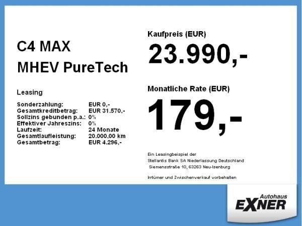 Citroën C4 MAX MHEV **GEWERBEHAMMER**