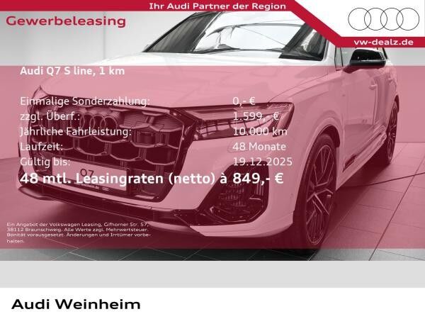Audi Q7 SUV S line TFSI e quattro tiptronic