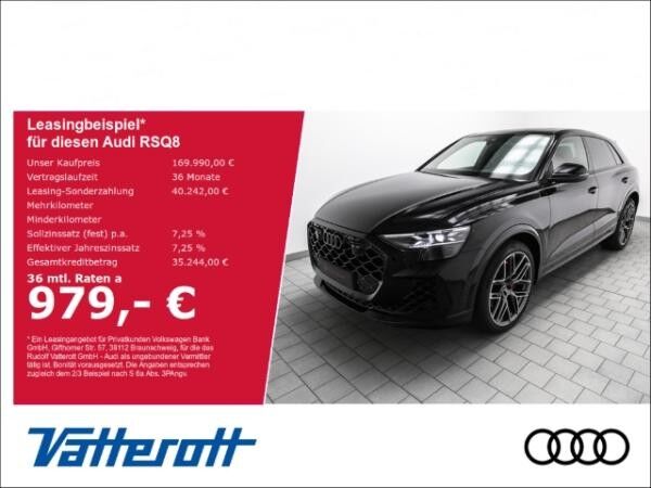 Audi RS Q8 performance Pano B&O Adv. HUD Laser Standhzg.