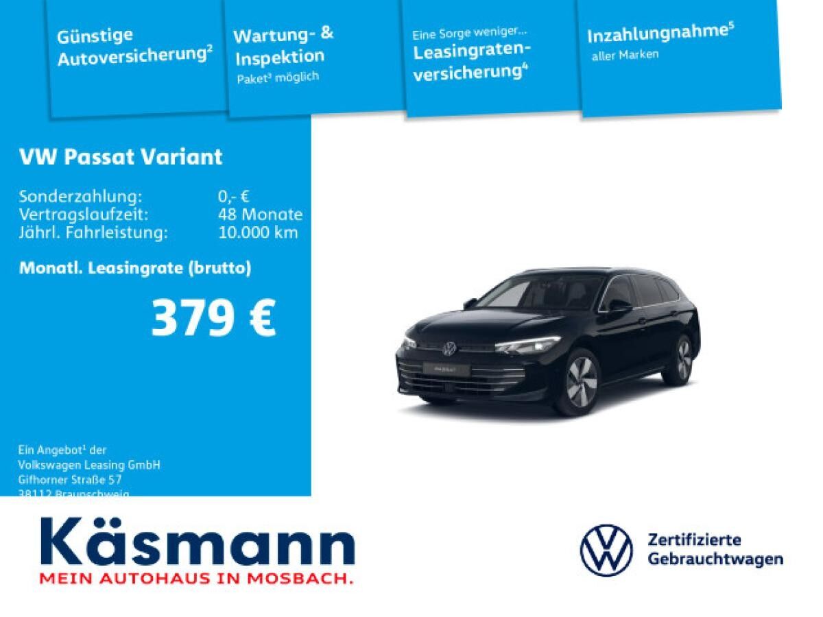 Volkswagen Passat Variant 1.5 eTSI Business AHK 360 IQ.DRIVE