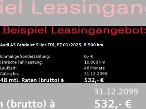 Audi A5 Cabriolet S-Line 40 TDI S-tronic / Laser, AHK