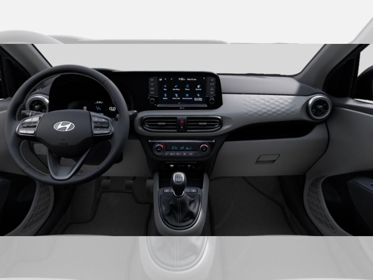 Hyundai i10 Prime "Lumen Grey" Schalter 1.2 79PS  !!Nur noch 5 verfügbar!! Navi, Klimaautomatik Apple CarPlay