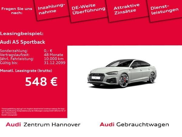 Audi A5 Sportback 40 TDI quattro S line competition plus Head-Up Laser Pano B&O