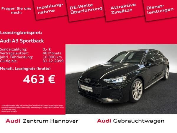 Audi A3 Sportback S line 35 TFSI Kamera ACC Navi LED