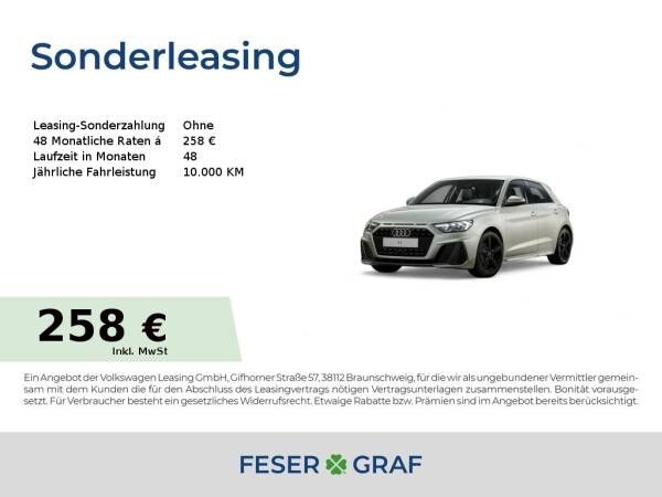 Audi A1 Sportback S line 25% Sondernachlass