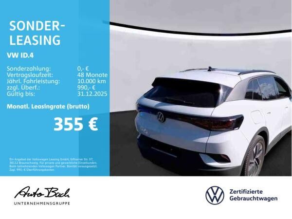 Volkswagen ID.4 Pro Performance, Panoramadach, Navi, LED-Matrix, Rückfahrkamera