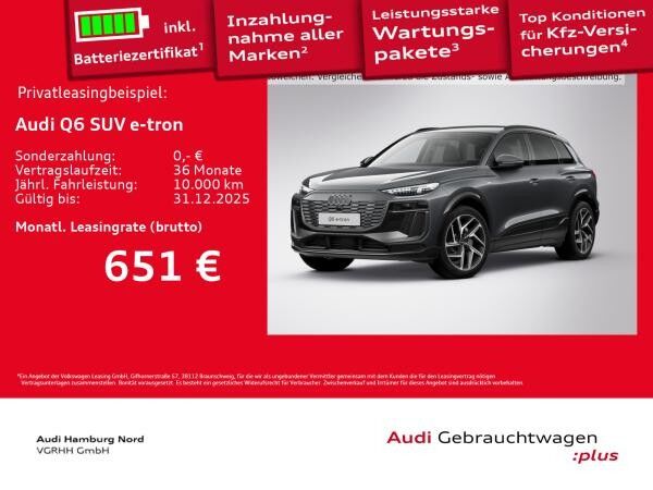 Audi Q6 e-tron S line Matrix ACC Keyless TopView