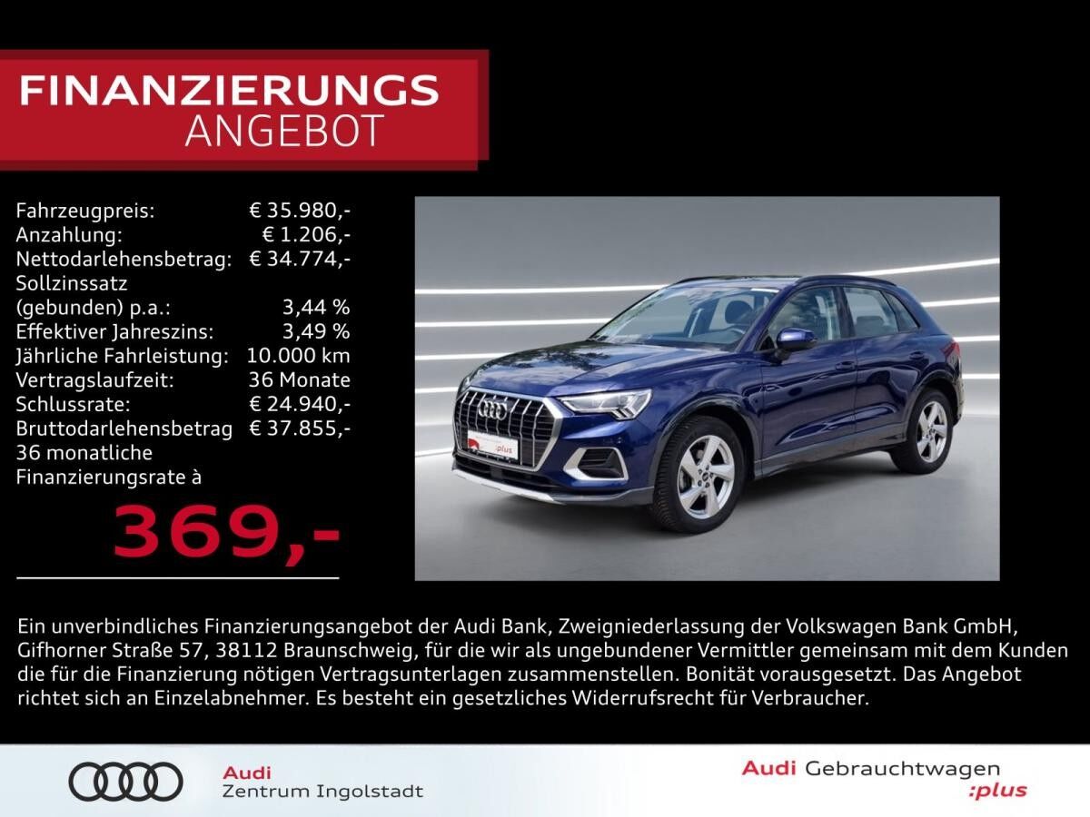 Audi Q3 35 TDI LED NAVI ACC Kamera virtual advanced