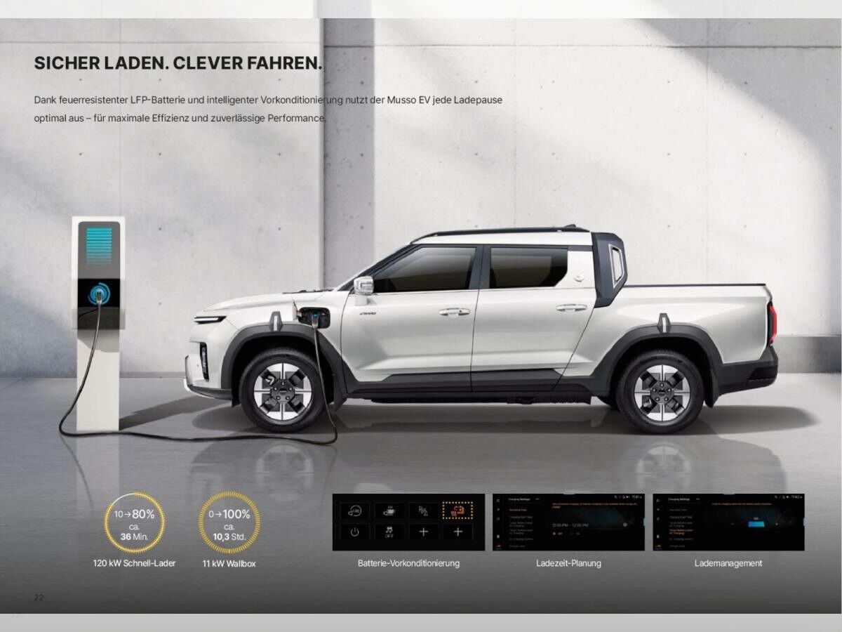 KGM Musso EV Core❤️Elektro Pick-Up❤️420km Reichweite & 1.8t Anhängelast + 7 Jahre Garantie* ❗❗❗