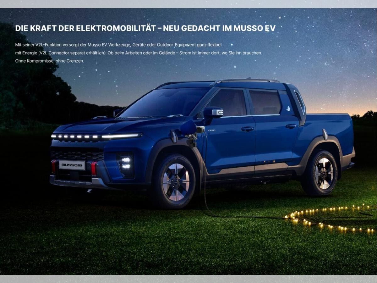 KGM Musso EV Core❤️Elektro Pick-Up❤️420km Reichweite & 1.8t Anhängelast + 7 Jahre Garantie* ❗❗❗