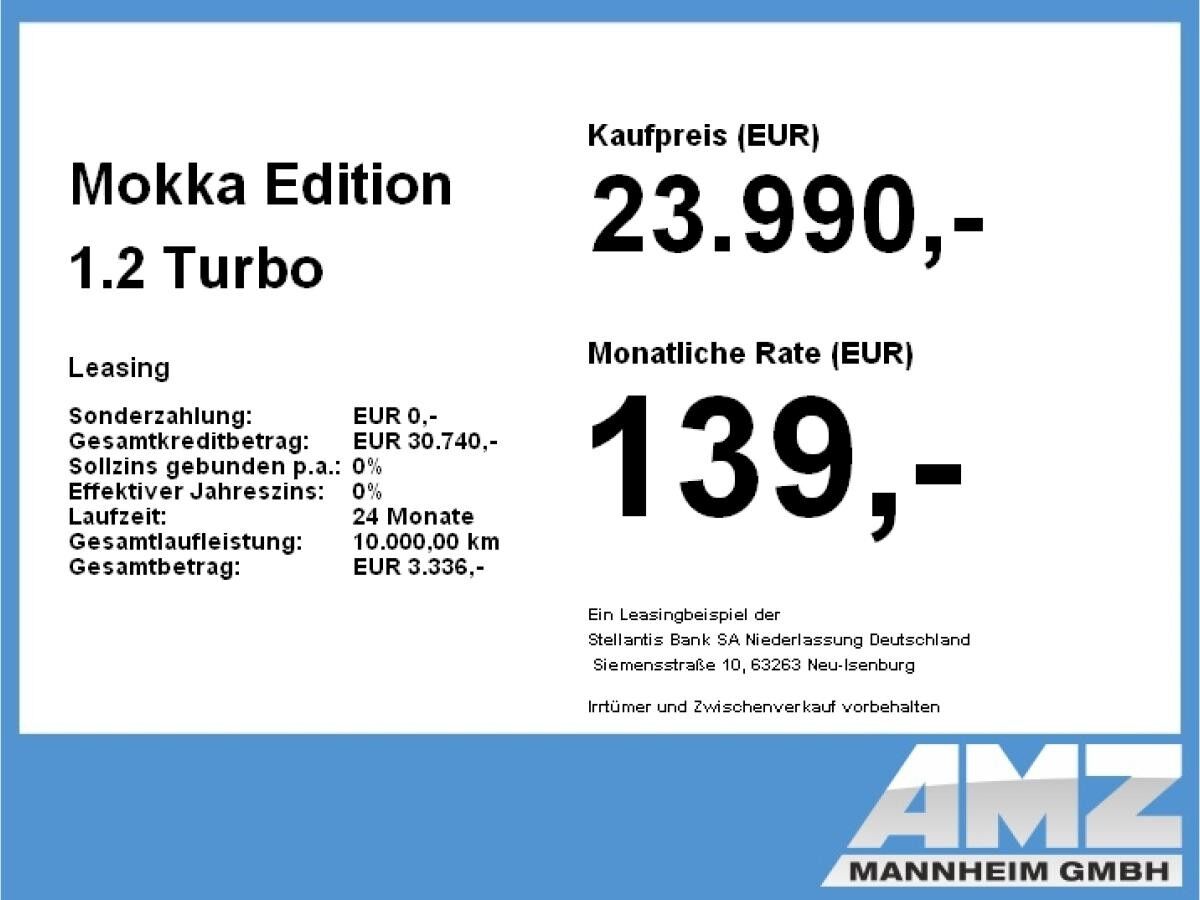 Opel Mokka Edition 1.2 Turbo