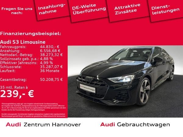 Audi S3 Limousine 2.0 TFSI ACC Kamera LED virtual Navi