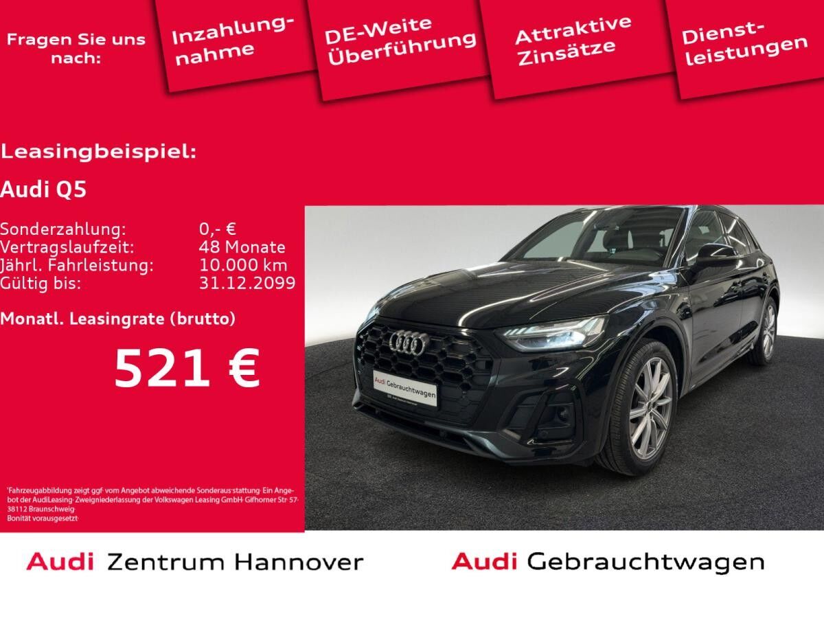 Audi Q5 S line 35 TDI Kamera Matrix virtual Teilleder