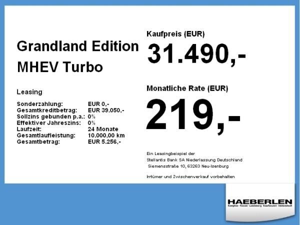 Opel Grandland Edition MHEV