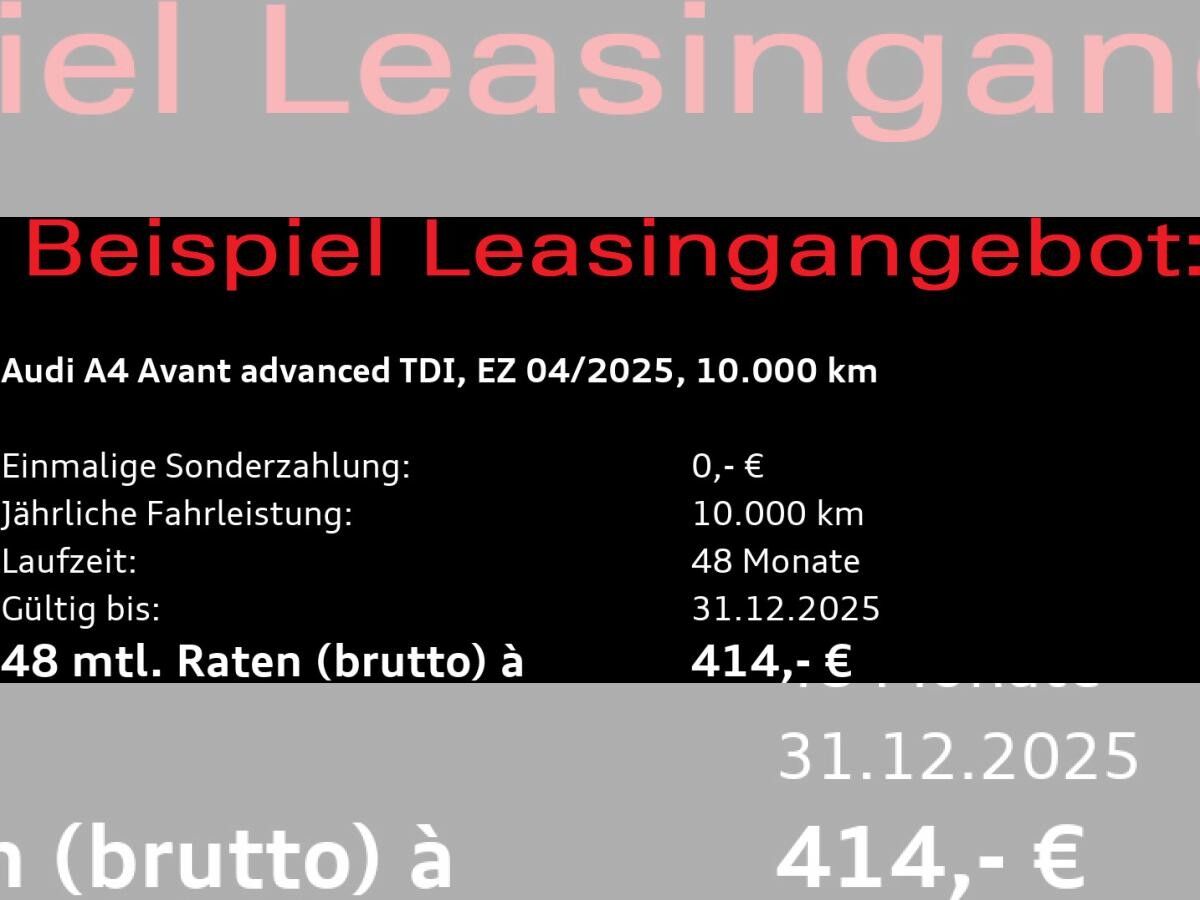 Audi A4 Avant advanced 35TDI S-tronic/ Navi, AHK, LED