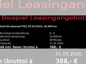 Audi Q3 advanced 35 TFSI S-tronic / Navi+, RFK, ACC
