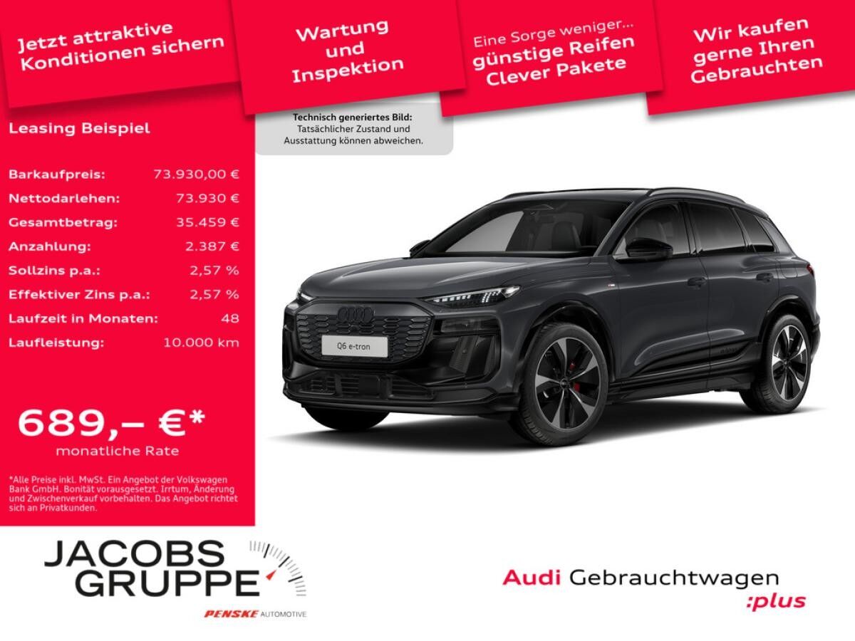 Audi Q6 e-tron performance edition one grey S line