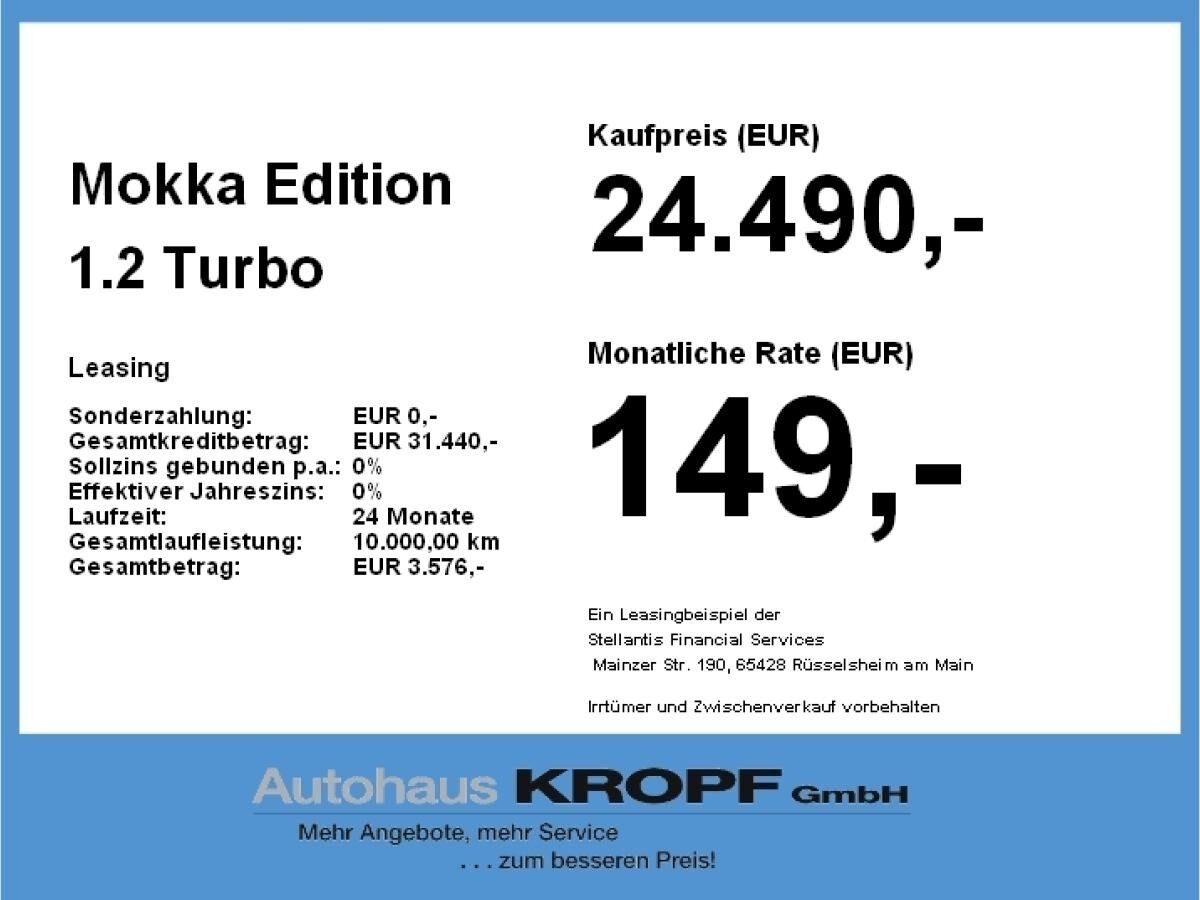 Opel Mokka Edition 1.2 Turbo