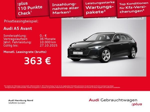 Audi A5 Avant 2.0 TFSI S tronic Navi Kamera ACC Sound