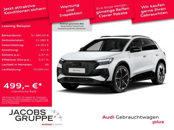 Audi Q4 e-tron 45 2xS line Edition/Black+/Matrix/Pano/AHK/21Zoll