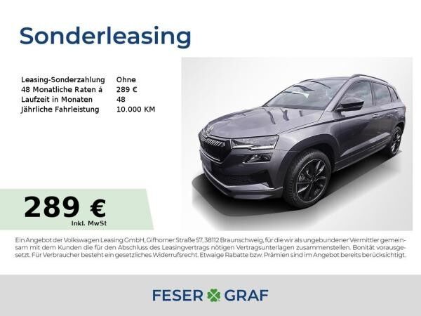 Skoda Karoq Sportline 1,5 TSI DSG, AHK,SHZ,NAVI