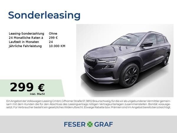 Skoda Karoq Sportline 1,5 TSI DSG, AHK,SHZ,NAVI