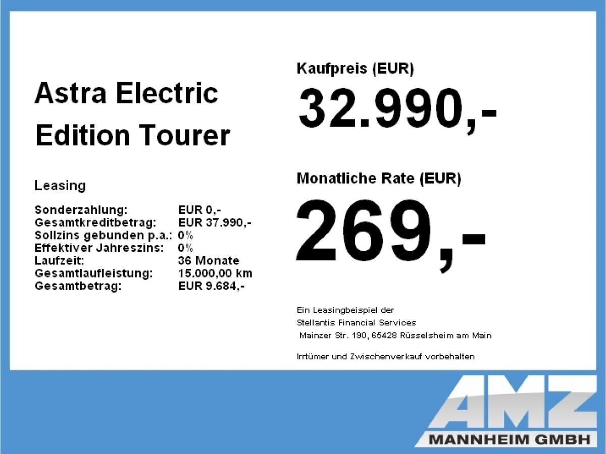 Opel Astra Electric Edition