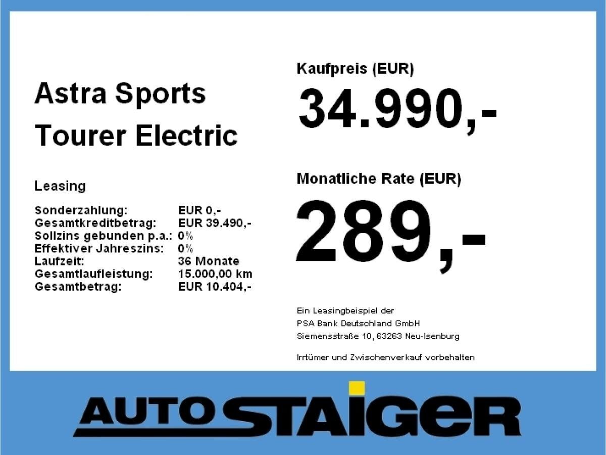 Opel Astra Sports Tourer Electric Edition