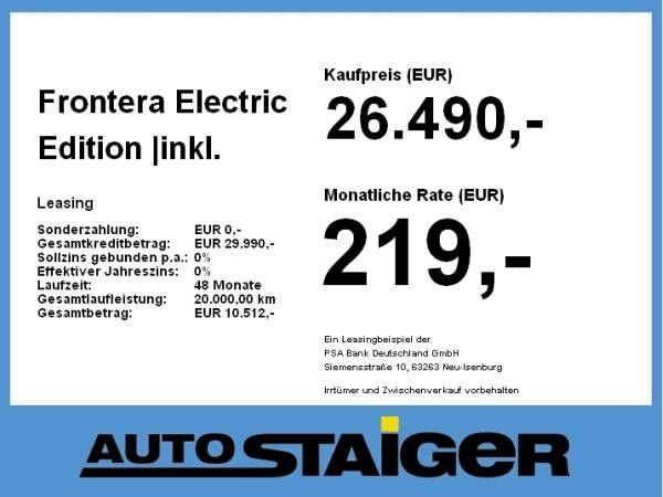 Opel Frontera Electric Edition |inkl. Tech-Paket|