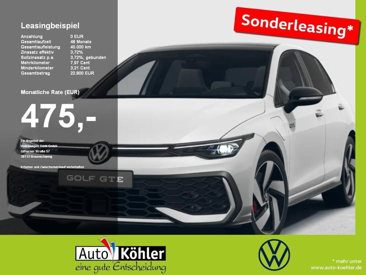 Volkswagen Golf GTE eHybrid / Leder/ Sitzklimatisierung