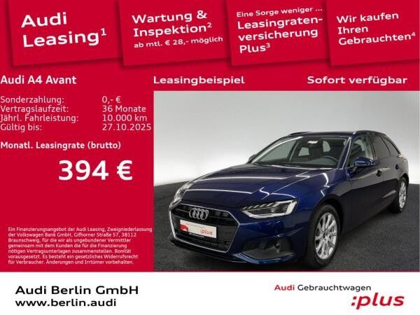 Audi A4 Avant 35 TFSI S tronic LED RFK NAVI VIRTUAL