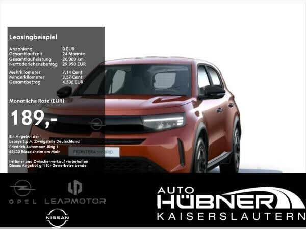 Opel Frontera Electric Edition |inkl. Tech-Paket|