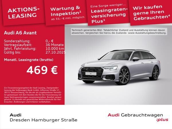 Audi A6 Avant S line 45 TDI quattro Head-up AHZV Pano
