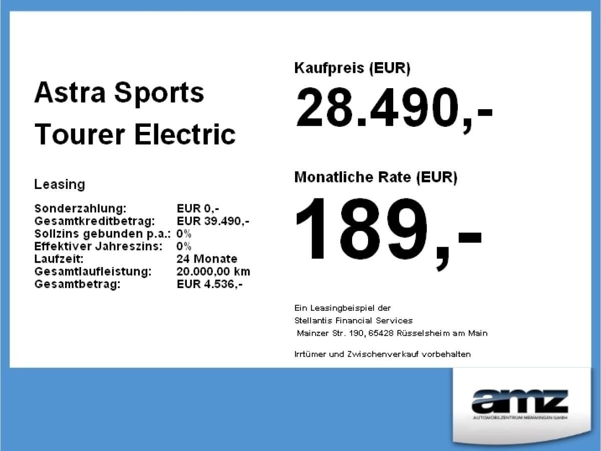 Opel Astra Sports Tourer Electric Edition