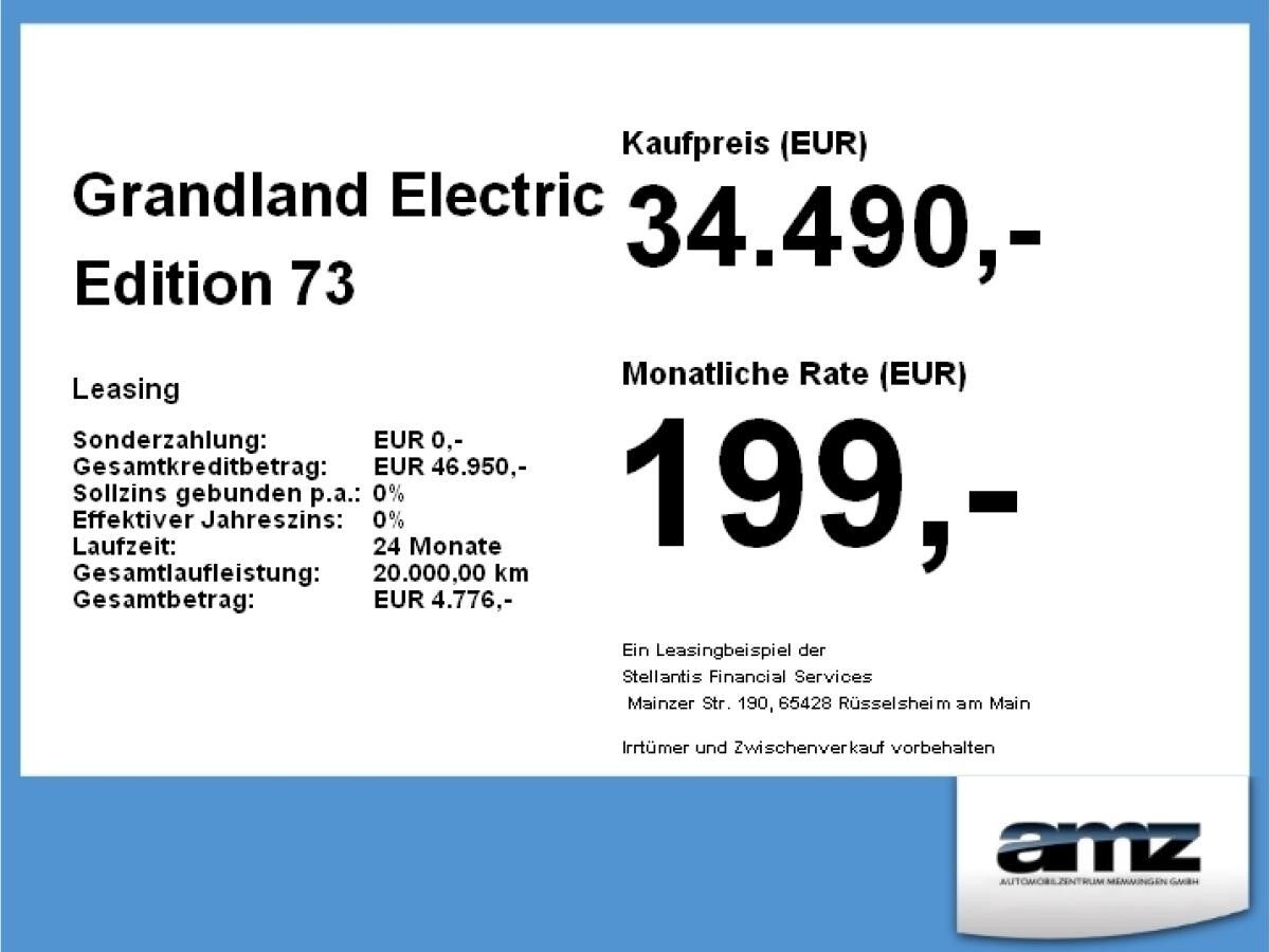 Opel Grandland Electric Edition h Batterie
