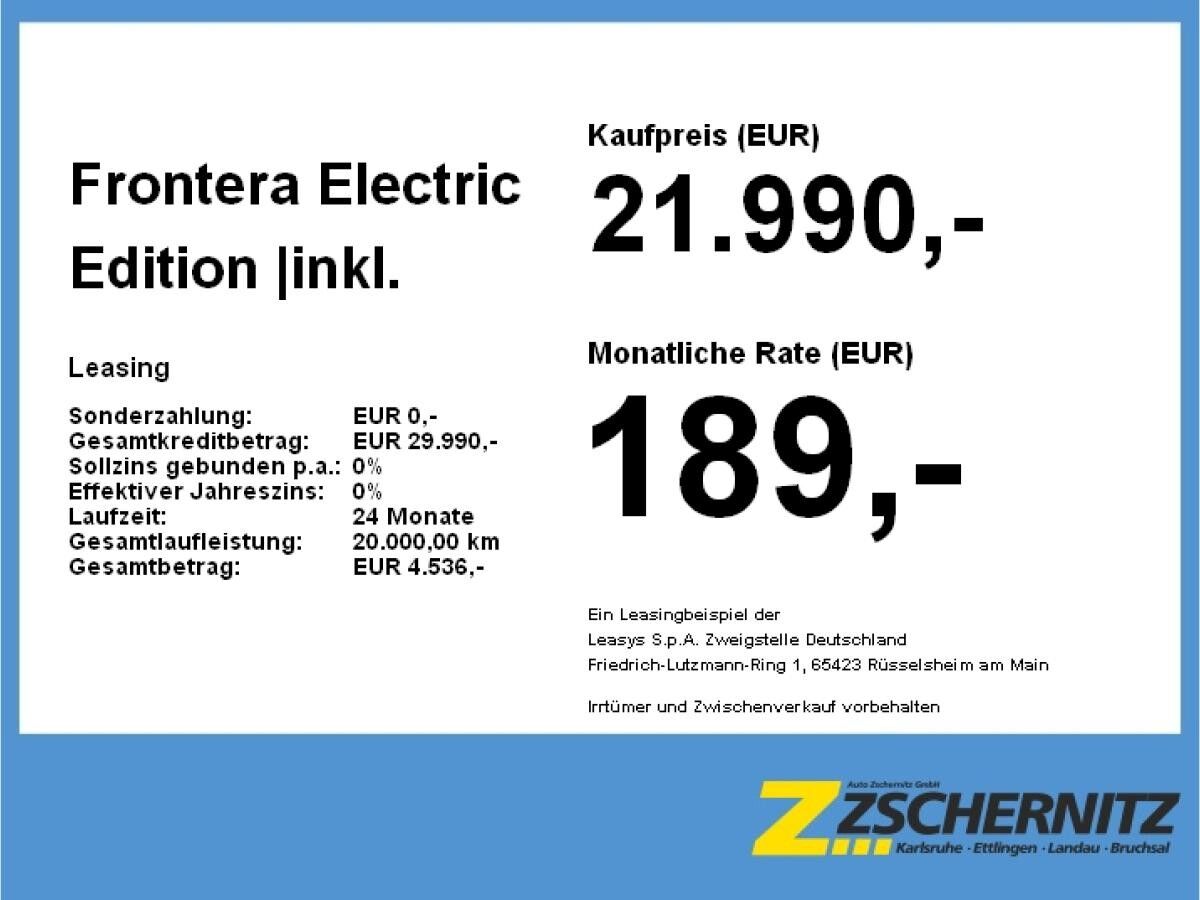 Opel Frontera Electric Edition |inkl. Tech-Paket|