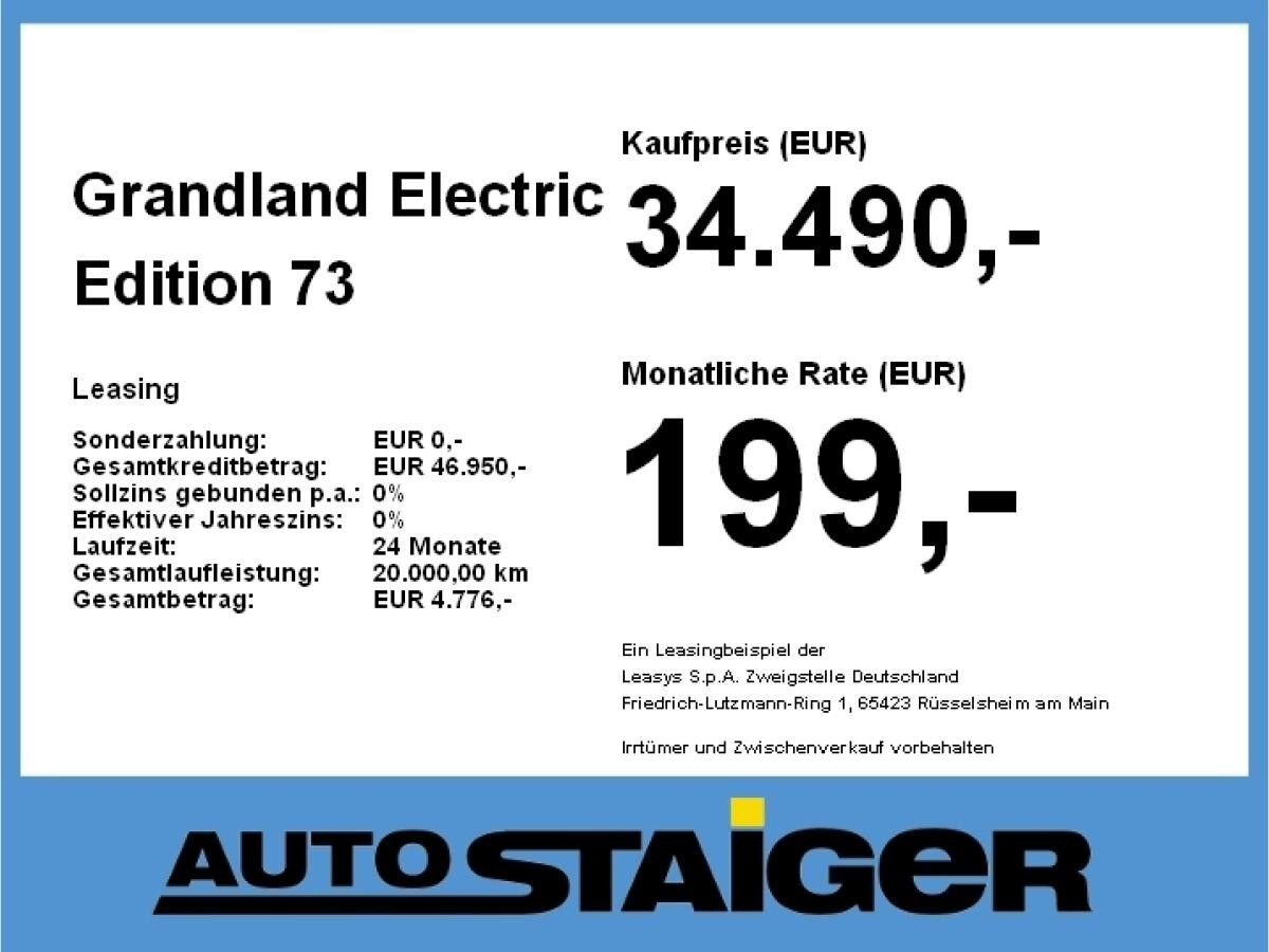 Opel Grandland Electric Edition h Batterie